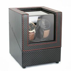 Rotomat szkatułka etui na 2 zegarki automatyczny, kolor czarny obraz