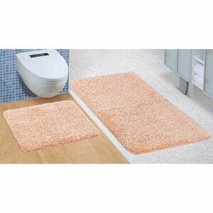 Komplet dywaników łazienkowych Micro różowy, 60 x 100 cm, 60 x 50 cm obraz