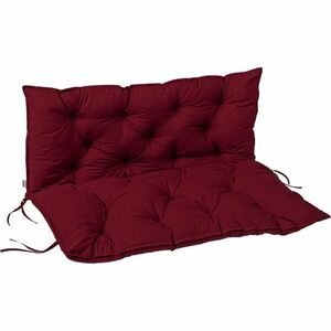 STILISTA poduszka na ławkę, 98 x 100 x 8 cm, ciemna. czerwon obraz