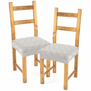4Home Elastyczny pokrowiec na siedzisko na krzesło Comfort Plus Geometry, 40 - 50 cm, komplet 2 szt. obraz