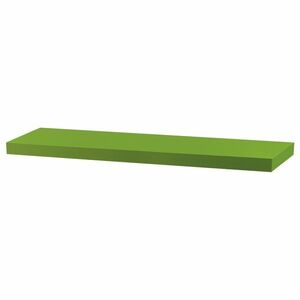 Półka ścienna zielony matowy, 80 x 24 x 4 cm obraz