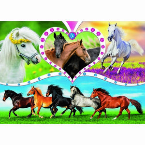 Trefl Puzzle Piękne konie, 200 elementów obraz