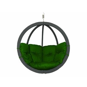 Fotel hamakowy drewniany, zielony Swing Chair Single (3) antracyt obraz