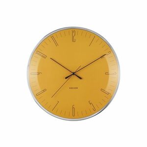 Karlsson KA5754YE Stylowy zegar ścienny, 40 cm obraz