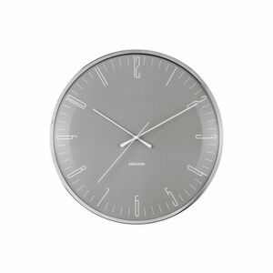 Karlsson KA5754GY Stylowy zegar ścienny, 40 cm obraz