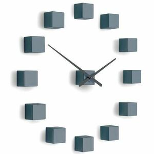Future Time FT3000GY Cubic grey Designowe zegar samoprzylepny, śr. 50 cm obraz