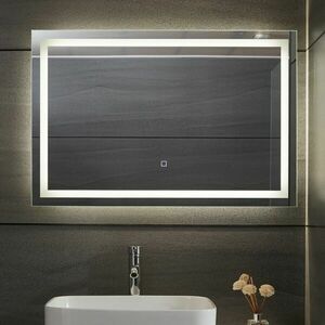 Aquamarin Lustro łazienkowe z oświetleniem LED, 90 x 60 cm obraz