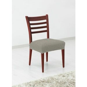 Pokrowiec elastyczny na siedzisko krzesła, komplet 2 szt. Denia, jasno szary obraz
