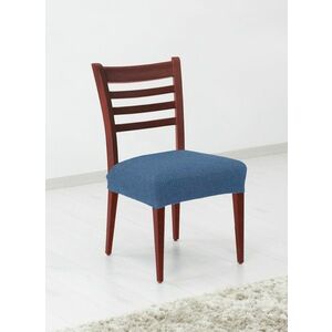 Pokrowiec elastyczny na siedzisko krzesła, komplet 2 ks Denia, niebieski obraz