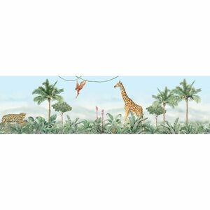 Dekoracyjny pas samoprzylepny Jungle 2, 500 x 13, 8 cm obraz