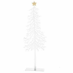 Bożonarodzeniowa metalowa dekoracja Tree with star, 8 x 25 x 3, 5 cm obraz