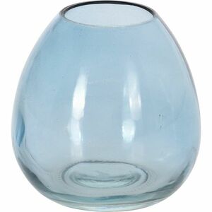 Wazon szklany Adda, jasnoniebieski, 11 x 10, 5 cm obraz