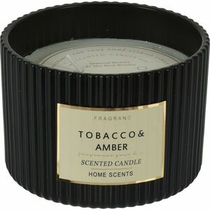 Świeczka zapachowa w szkle Tobacco and Amber, 11, 5 x 8 cm, 250 g obraz