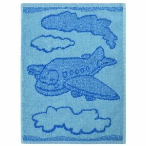 Ręcznik dziecięcy Plane blue, 30 x 50 cm obraz
