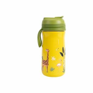 Żółta dziecięca butelka ze stali nierdzewnej 370 ml Jungle – Ladelle obraz
