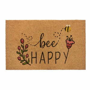 Wycieraczka z włókna kokosowego 75x45 cm Bee Happy – Hanse Home obraz