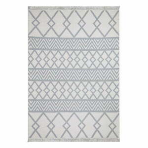 Biało-szary bawełniany dywan Oyo home Duo, 80 x 150 cm obraz