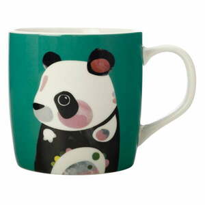 Turkusowy porcelanowy kubek Maxwell & Williams Pete Cromer Panda, 375 ml obraz