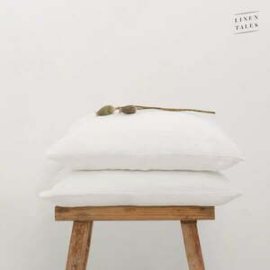Poszewka na poduszkę z włókna konopnego 70x90 cm – Linen Tales obraz