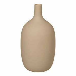 Beżowy ceramiczny wazon Blomus Nomad, wys. 21 cm obraz
