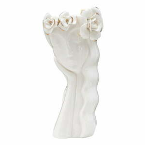 Biały porcelanowy wazon Mauro Ferretti Cute Woman obraz