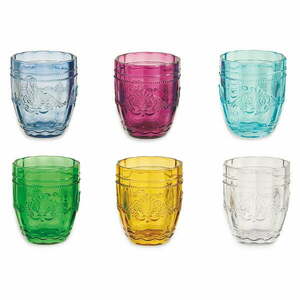 Zestaw 6 kolorowych szklanek na wodę Villa d'Este Bicchieri Syrah, 235 ml obraz