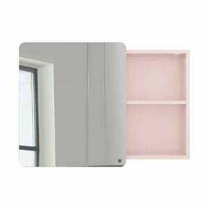Różowa wisząca/z lustrem szafka łazienkowa 80x58 cm Color Bath – Tom Tailor obraz