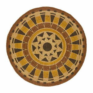 Pomarańczowy okrągły dywan ø 90 cm Tonga – Universal obraz