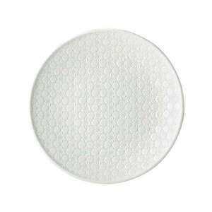 Biały talerz ceramiczny MIJ Star, ø 25 cm obraz
