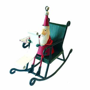 Wisząca ozdoba świąteczna G-Bork Santa in Rocking Chair obraz