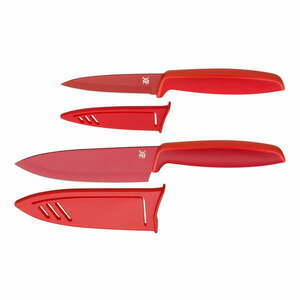 Zestaw 2 czerwonych noży z osłonką WMF Touch obraz
