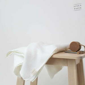 Biały lniany ręcznik 140x100 cm – Linen Tales obraz
