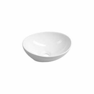 Biała umywalka ceramiczna Sapho, 42x34 cm obraz