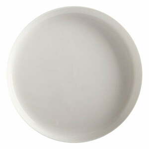 Biały porcelanowy talerz z podwyższoną krawędzią Maxwell & Williams Basic, ø 28 cm obraz
