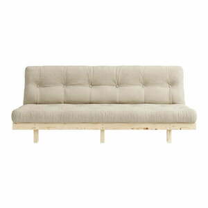 Sofa rozkładana Karup Design Lean Raw Beige obraz