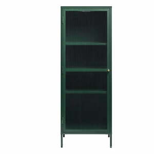 Zielona metalowa witryna Unique Furniture Bronco, wys. 160 cm obraz