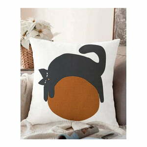 Poszewka na poduszkę z domieszką bawełny Minimalist Cushion Covers Kitty, 55x55 cm obraz