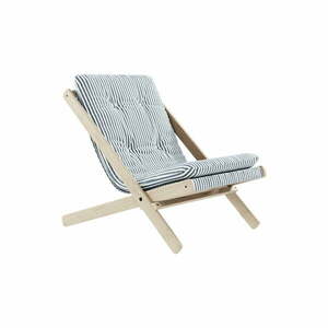 Fotel rozkładany Karup Design Boogie Raw/Beach Blue obraz