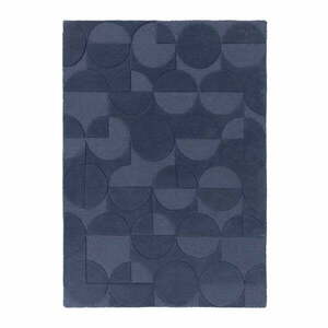 Niebieski wełniany dywan Flair Rugs Gigi, 160x230 cm obraz