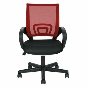 Krzesło biurowe, obrotowe w kilku kolorach-czerwone obraz