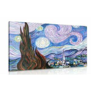Obraz reprodukcja Gwieździstej nocy - Vincent van Gogh obraz