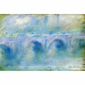 Reprodukcja obrazu Claude'a Moneta – Le Pont de Waterloo, 90x60 cm obraz