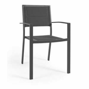 Szare aluminiowe krzesło zewnętrzne Kave Home Sirley obraz