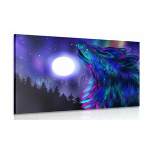 Obraz wilczy księżyc obraz