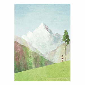 Plakat 30x40 cm Mountains – Travelposter obraz