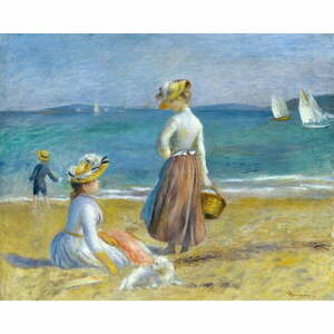 Reprodukcja obrazu Auguste’a Renoira - Figures on the Beach, 50x40 cm obraz