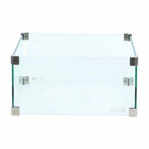 Szklany zestaw do paleniska COSI Cosi, 45x45 cm obraz