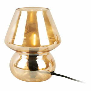 Jasnobrązowa szklana lampa stołowa Leitmotiv Glass, wys. 18 cm obraz
