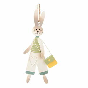 Metalowa wisząca dekoracja Dakls Mr. Bunny obraz