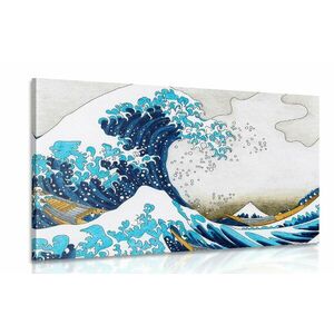 Obraz reprodukcja Wielka fala w Kanagawie - Katsushika Hokusai obraz